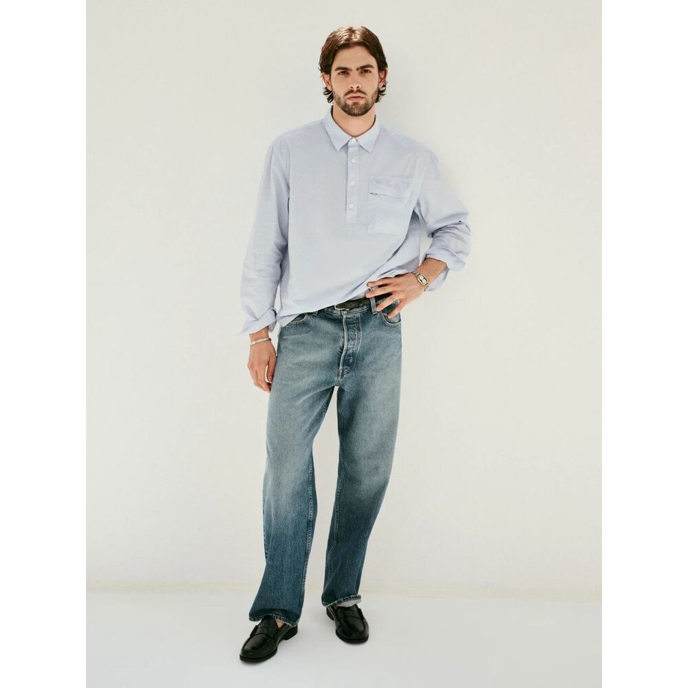 Alex Mill AM Original 5 Pocket Jeans Mens 32x32 Vintage Light Indigo Denim NWOT